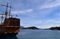 065 Ausflug zu den Elaphiten, Insel Sipan, Hafen