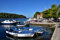 083 Cavtat, an der Riva mit Franziskanerkirche
