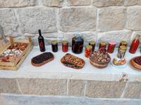 107 Kroatisches Dorf Komaj-Cilipi, einheimische Produkte