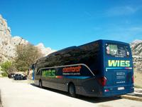 Unser Reisebus an der Makarska Riviera