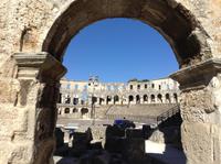 Blick in den römischen Bau