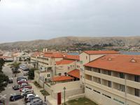 Ausblick vom Hotel auf Pag