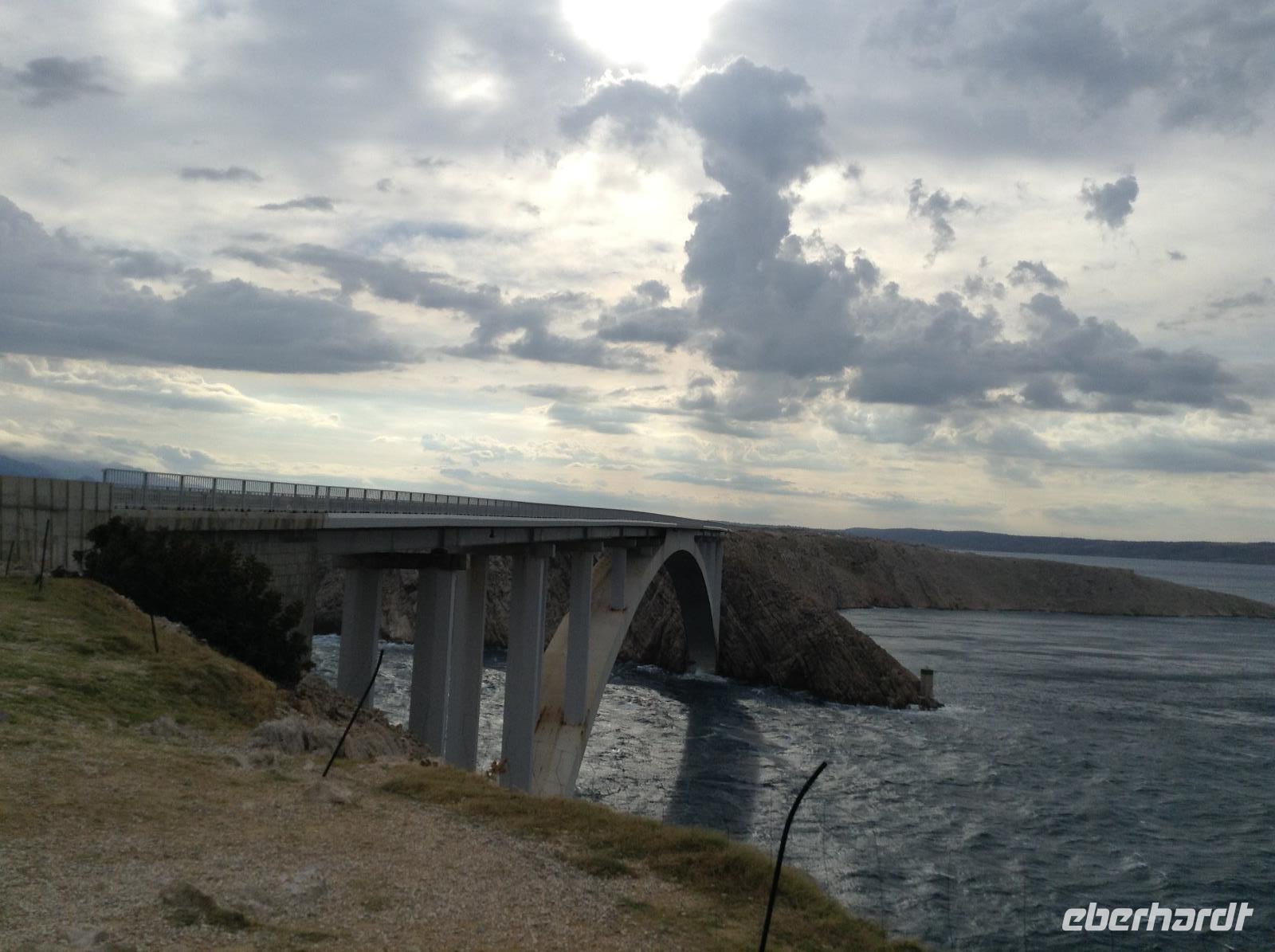 Brücke von Pag zum Festland