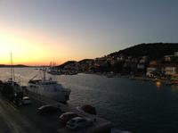 Sonnenuntergang in Tisno