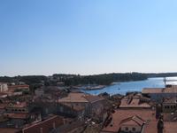 Blick vom Kirchturm in Porec