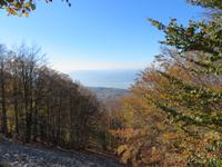 Blick während der Wanderung Ucka
