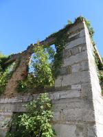 Ruine des ehemaligen Bahnhofs