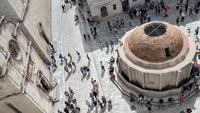 012 Dubrovnik, Mauerrundgang - Erlöserkirche und Onofriobrunnen