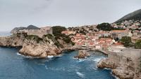 015 Dubrovnik, Mauerrundgang - Fort Lovrijenac und historischer Hafen