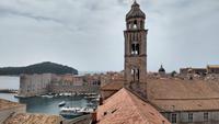 022 Dubrovnik, Mauerrundgang - Altstadthafen und Dominikanerkloster