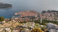 039 Dubrovnik, Altstadt vom Berg Srd