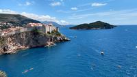 086 Dubrovnik, Blick vom Fort Lovrijenac auf die Altstadt