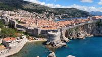 087 Dubrovnik, Blick vom Fort Lovrijenac auf die Altstadt