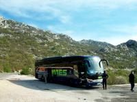 Unser Reisebus im Velebitgebirge