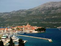 Korcula, vom Hotel aus gesehen 