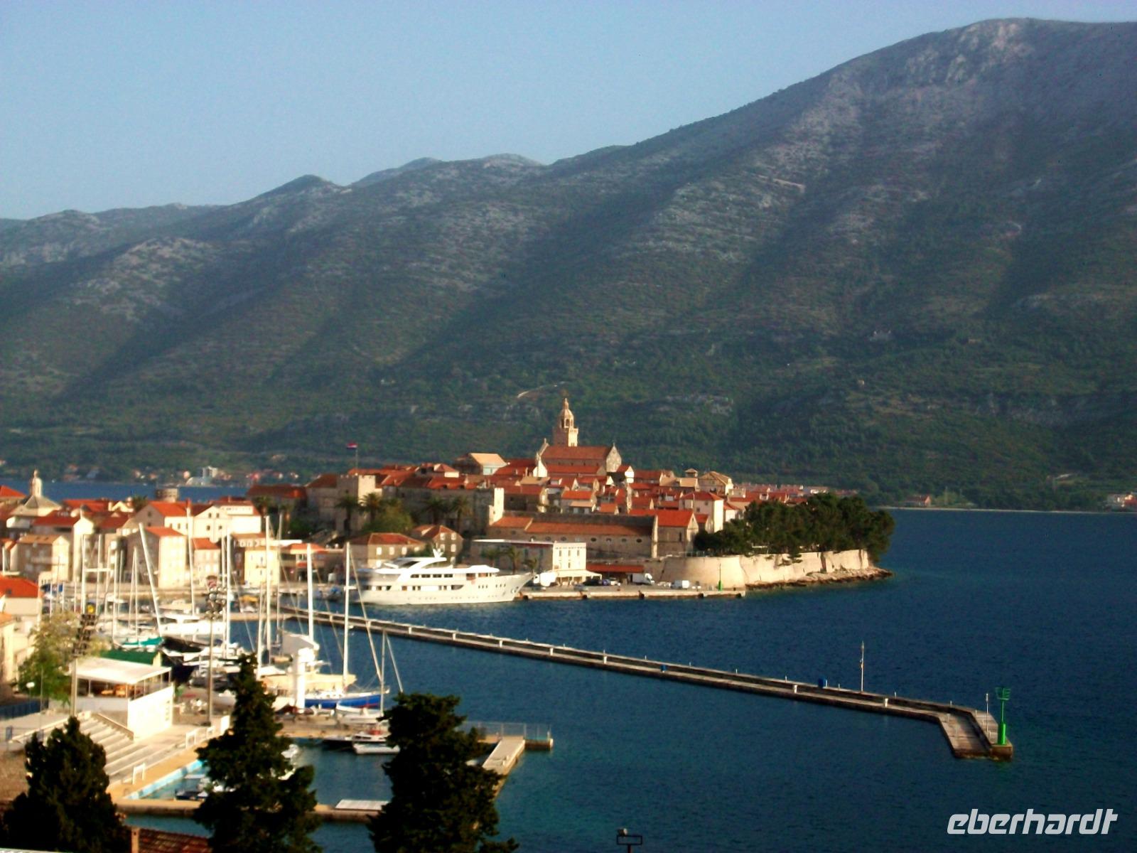 Korcula, vom Hotel aus gesehen 