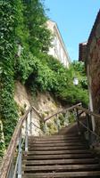 Alternative zur Standseilbahn, die Treppe in die Oberstadt