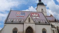 Das hübsche Dach von St. Markus, Zagreb