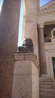 Eine Sphinx, sie war ein Geschenk für den Kaiser Diokletian, Split