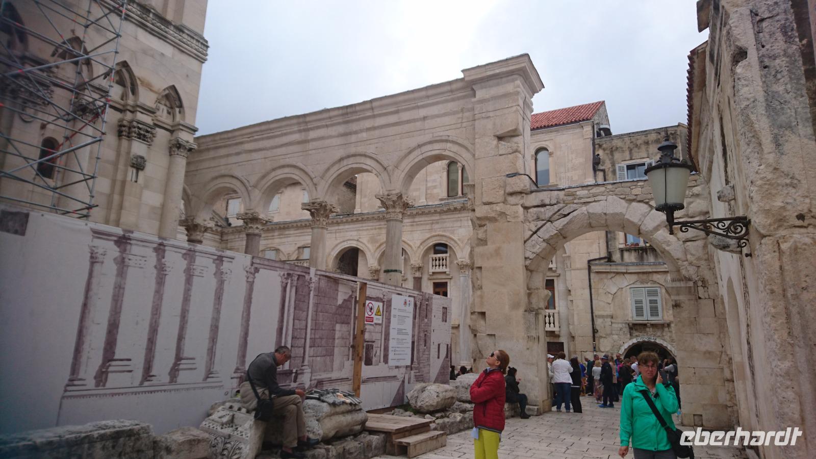 Reste des Diokletianpalastes, Split