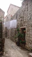Südländisches Flair mit Wäsche vor dem Fenster, Dubrovnik