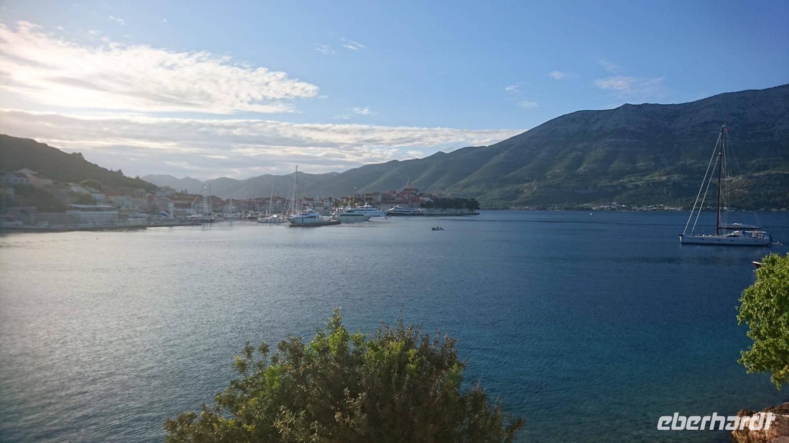 Wunderschöner Blick, Korcula
