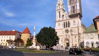 015 Zagreb, Kaptol-Platz mit neugotischer Kathedrale