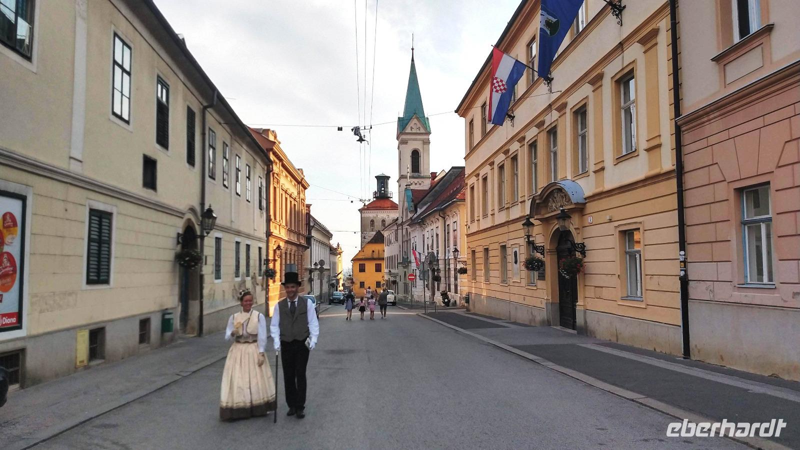 018 Zagreb, Rathaus und Lotršcak-Turm