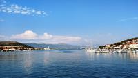 149 Blick von der Brücke in Trogir nach Split