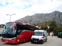 Unser Reisebus an der Fähre