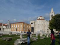 Zadar Reste des ehemaligen römischen Forums 