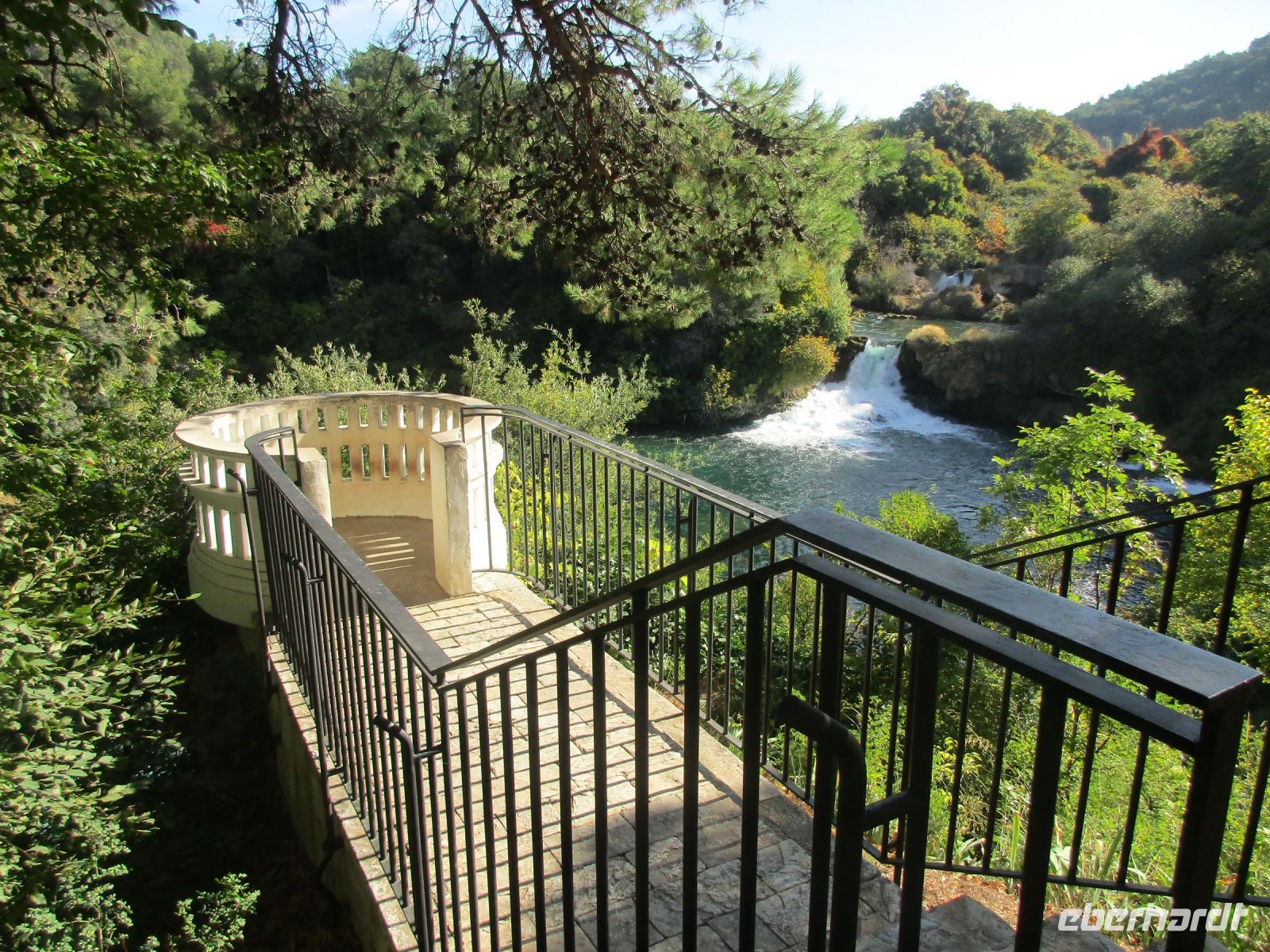 Sissi-Kanzel im Krka-Nationalpark