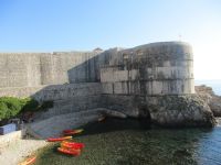 ein Teil der Mauer von Dubrovnik