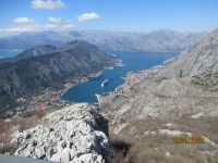 Blick auf die Bucht von Kotor