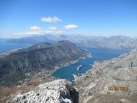 Blick auf die Bucht von Kotor