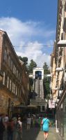 Zagreb hat eine Unter- und eine Oberstadt, man kann mit der Seilbahn nach oben fahren