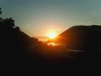 Sonnenuntergang in der Bucht von Dubrovnik