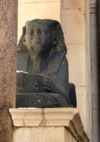 Sphinx im Diokletianspalast in Split
