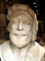 Büste von Marco Polo in Korcula