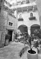 Einer der vielen bezaubernden Hinterhöfe in Trogir