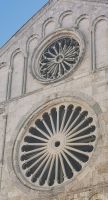 Rosetten der Kathedrale von Zadar