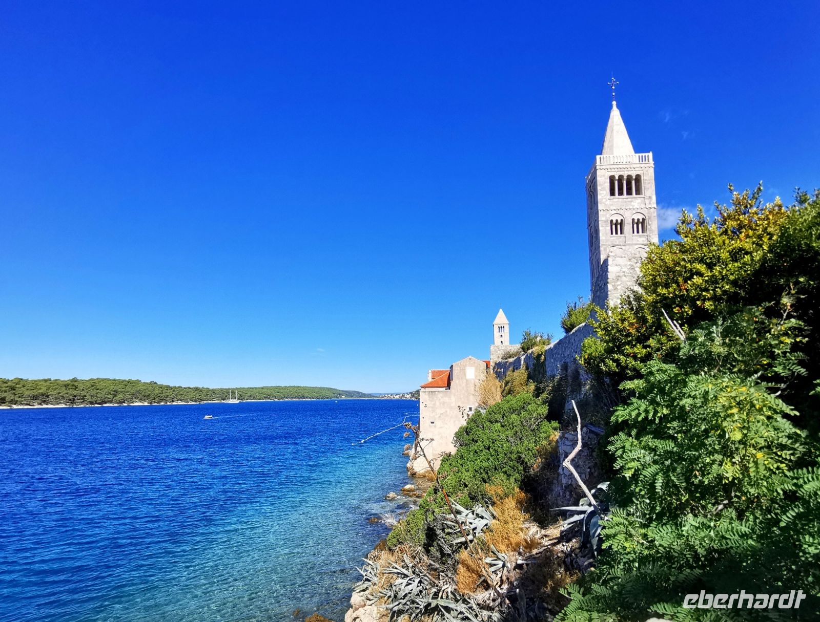 Postkartenwetter heute in Rab