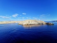 Traumwetter bei der Überfahrten von Rab aufs Festland