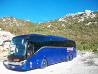 Unser Reisebus im Velebitgebirge