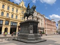 Ban Josip Jelacic - Standbild auf dem nach ihm benannten Hauptplatz in Zagreb