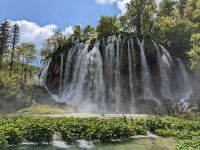 der zweitgrößte Wasserfall im Park wir 