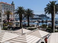 Blick in den Spliter Hafen