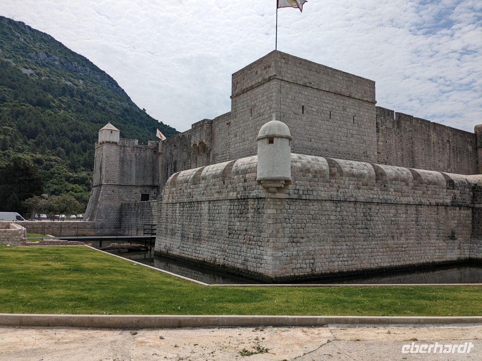 die Festung Ston sicherte einst die Außengrenzen und die Salinen von Ragusa (Dubrovnik) 