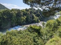 Blick über den Fluss Krka