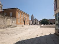 altes römisches Forum, die Stadt hieß damals Iadera